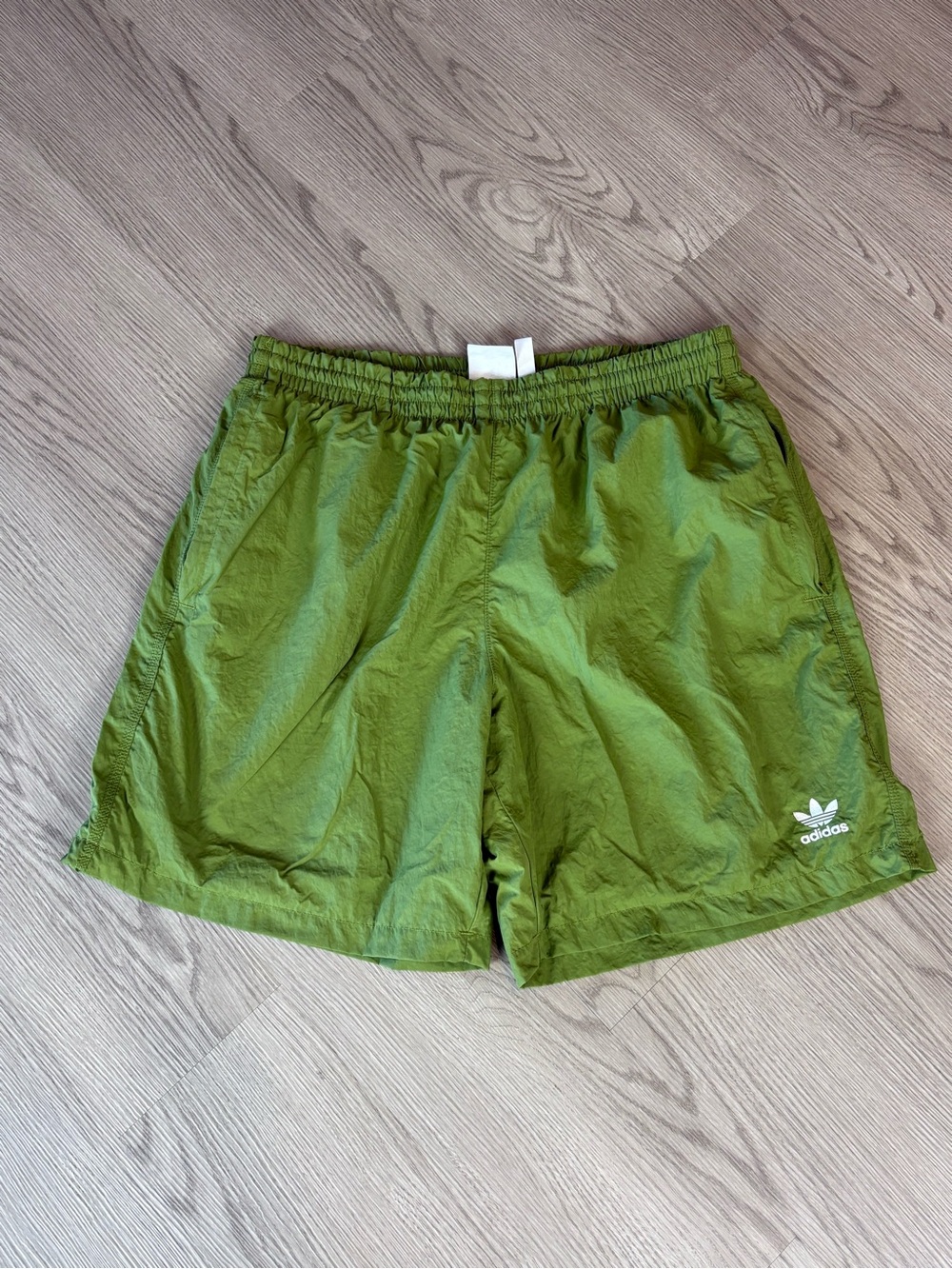 adidas Men's Olive Green Athletic Shorts